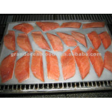 Frozen chum salmon portion